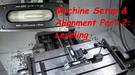 leveling a cnc machine|machine leveling procedure pdf.